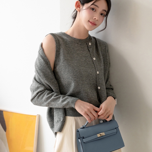 Cozy Knitwear Cardigan Set