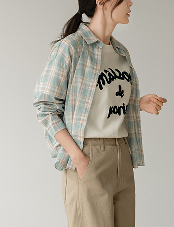 Soda Check Shirt Korea