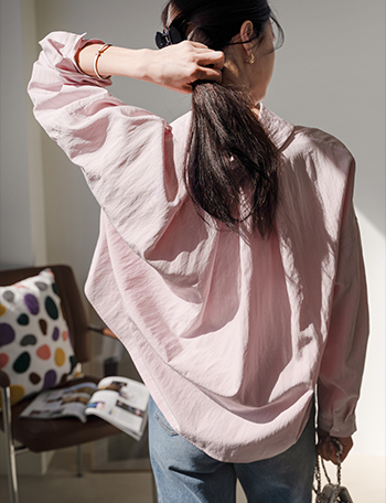 Steady Drop Unbalanced Shirt Korea
