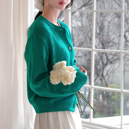 Jelly Punching Cardigan