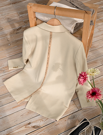 Linea Back Lettering Jacket Korea