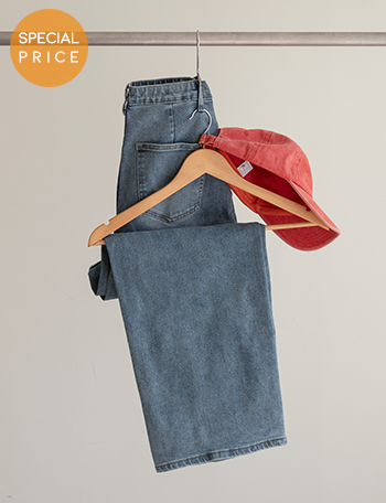 [Special Sale] Span Washing Wide Denim Pants Korea
