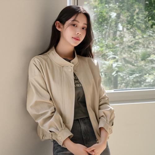 Rider Closing Leather Jacket