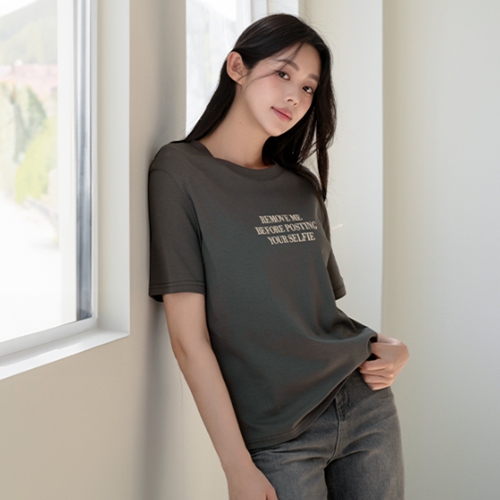 Span Lettering Short-sleeve T-shirt