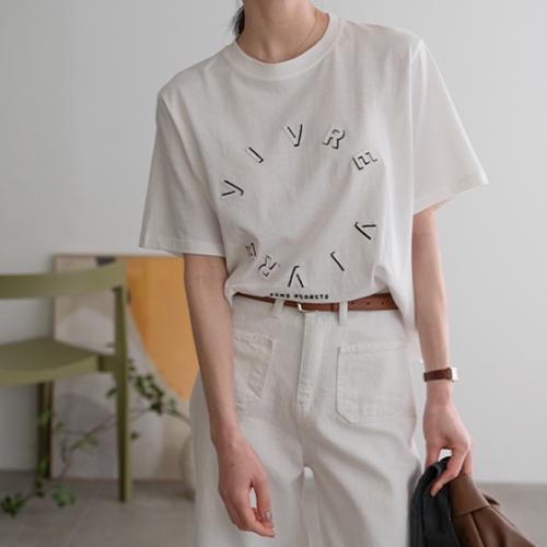 Vive Embroidery Short-sleeve T-shirt