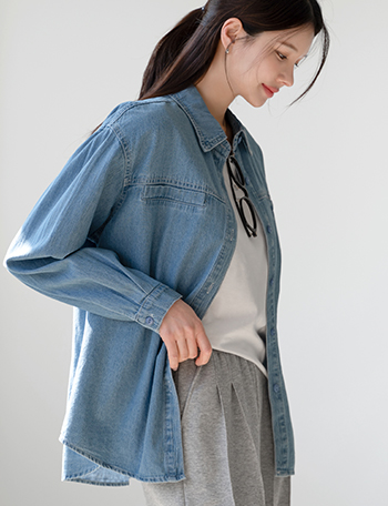 Ruth Daily Denim Shirt Korea
