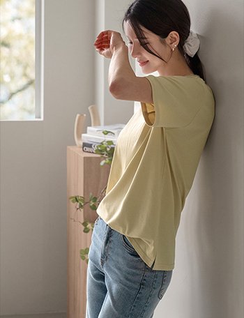 Slow Modal Short-sleeve T-shirt Korea