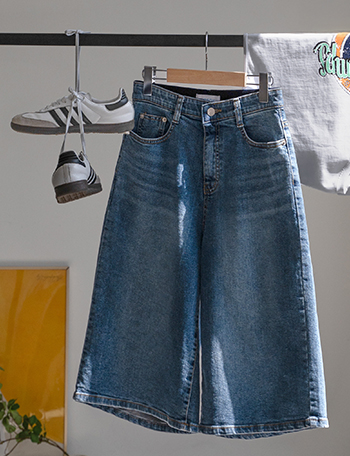 Bermuda Span Washing Capri Pants Korea