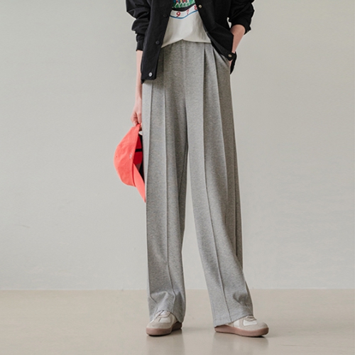 Two Pintuck Cotton Daily Pants(Spring)