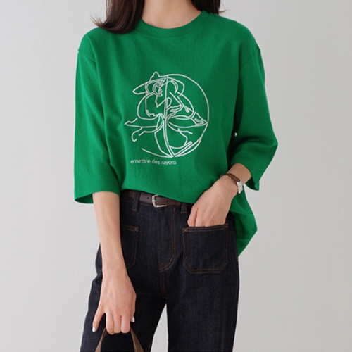 Nouvo Embroidery Short-sleeve T-shirt