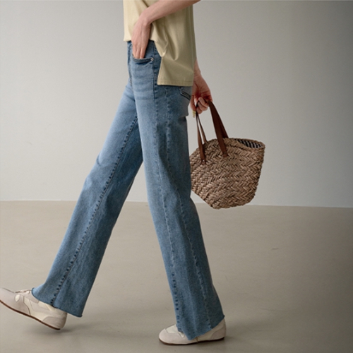 Span Wide Cut Out Pants