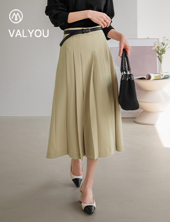 [valyou] Perfect A Pleats Skirt(Spring) Korea