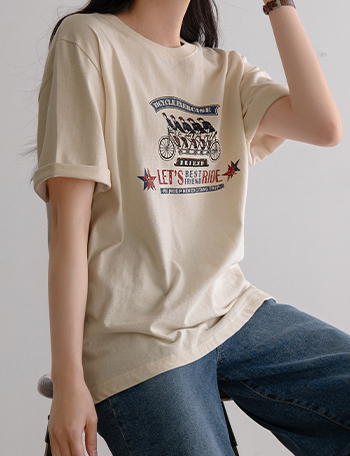 Let's organic Short-sleeve T-shirt Korea