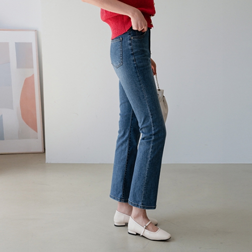 Leon Bootcut Banding Denim Pants