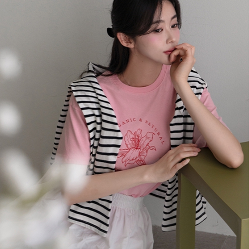 [Special Sale] Bio Flower Short-sleeve T-shirt
