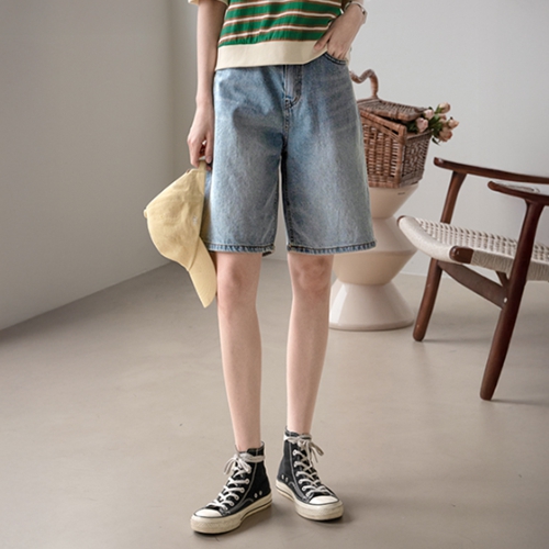 Bermuda Banding Denim Pants