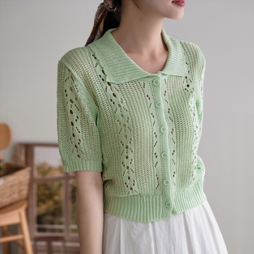 Way Scarcy Punching Knitwear