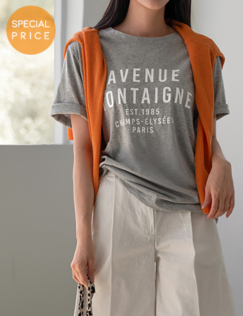 [Special Sale] 애비뉴 Short-sleeve T-shirt Korea