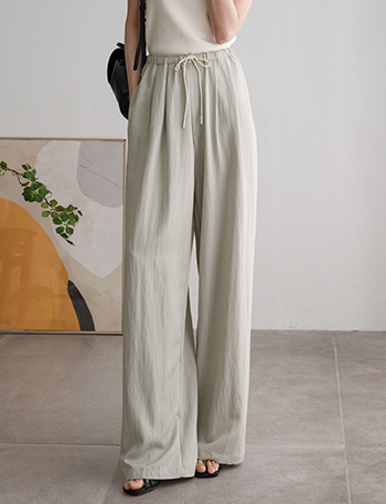 Dying Pintuck Wide Pants Korea