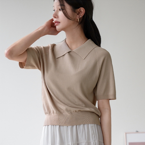 Solar Double-sided Collar Knitwear