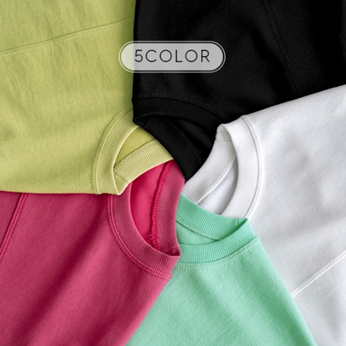 Pep Incision Round Short-sleeve sweatshirt