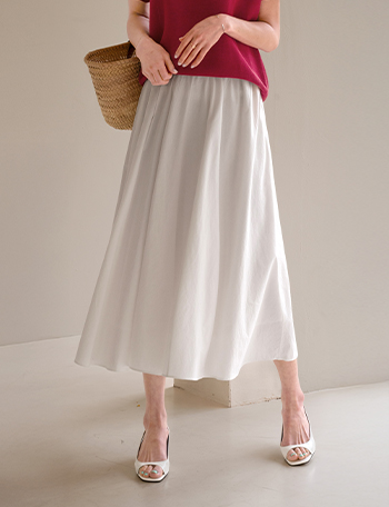 Posey Pintuck A-line Skirt Korea