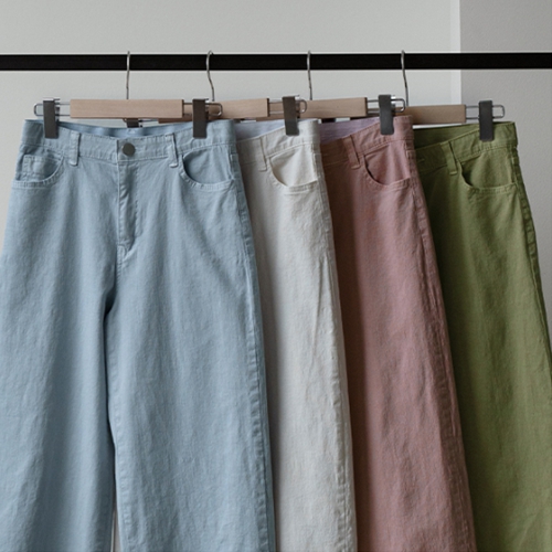 Dying Semi-Wide Span Pants
