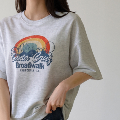Rainbow City Short-sleeve sweatshirt