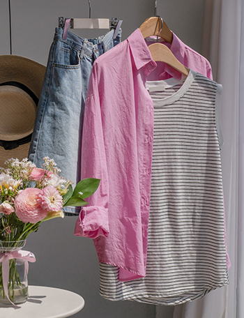 Juicy Pocket Cotton Shirt Korea