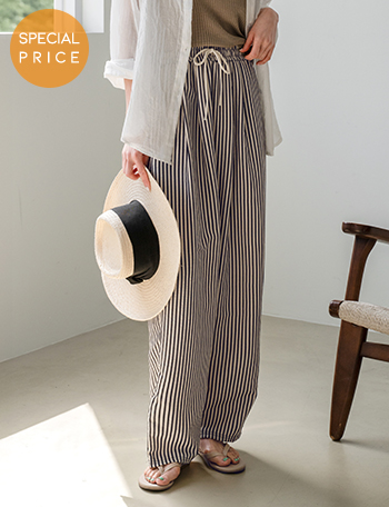 [Special Sale] Woody Stripe Pants Korea