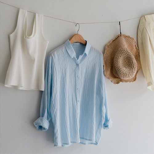 Silhouette Stripe Boxy Shirt