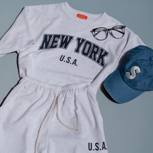 New York Short-sleeve Pants Set