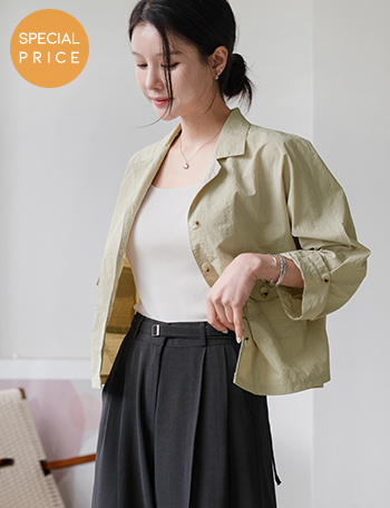 [Special Sale] Boca Rustling 3/4 sleeve Jacket Korea