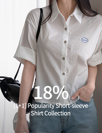 [1+1] Popularity Short-sleeve Shirt Collection Korea