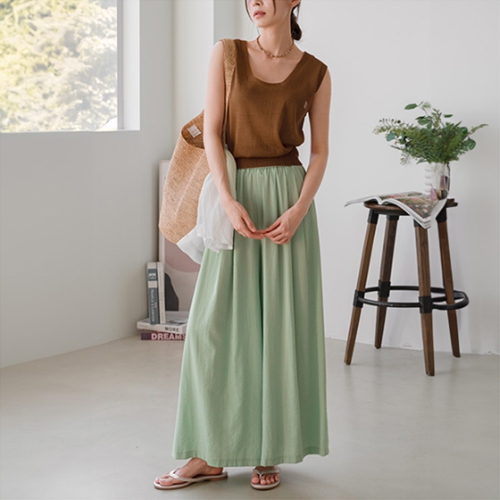 Cool Wide Skirt Pants