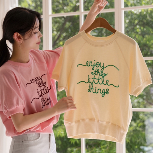 Dear Little Embroidery Sweatshirt