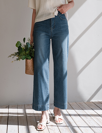 Mew Inbanding Span Denim Pants Korea