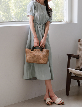 Summer Rustling String Dress Korea