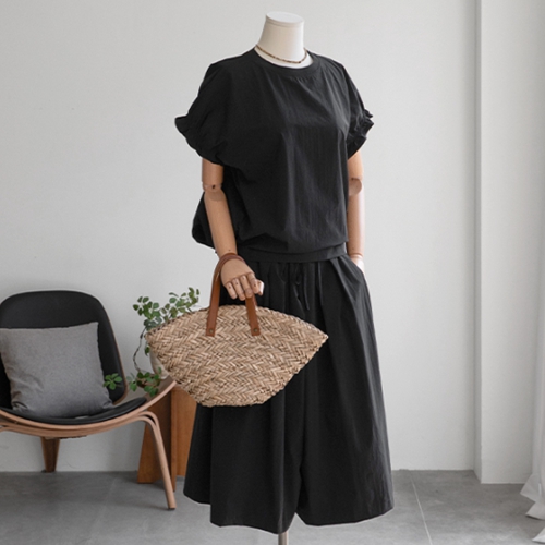 Rustling Skirt Pants Set