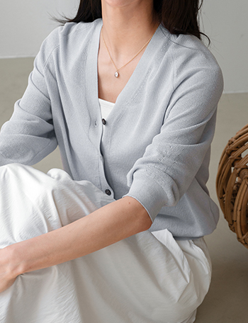 Cool Summer Laving 3/4 sleeve Cardigan Korea