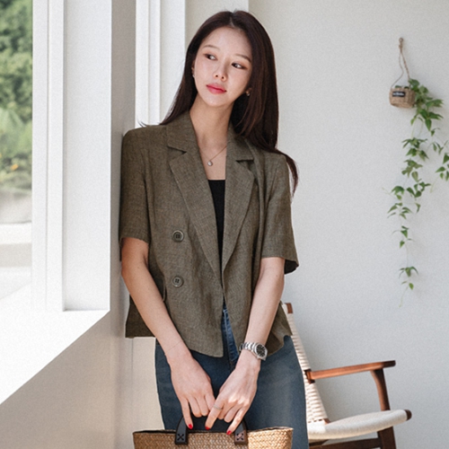 Primium Cool Linen Double Jacket
