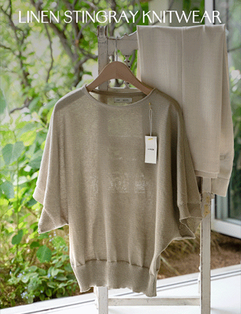 Linen Stingray-shaped Knitwear Korea