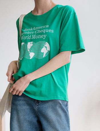 World Printing Short-sleeve T-shirt Korea