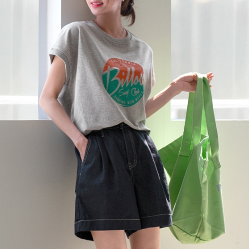 [Special Sale] Billow Cap Sleeve Short-sleeve T-shirt