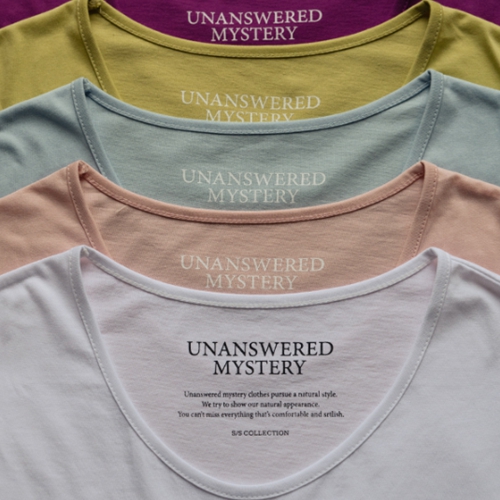 [valyou] Cool & Soft U-neck Short-sleeve T-shirt