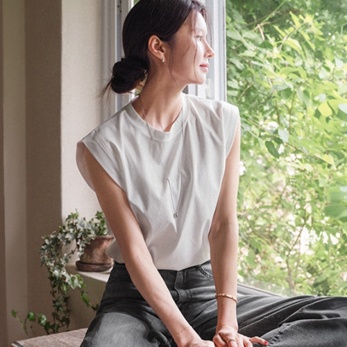 [Special Sale] Plain Cool Sleeveless shirts T-shirt