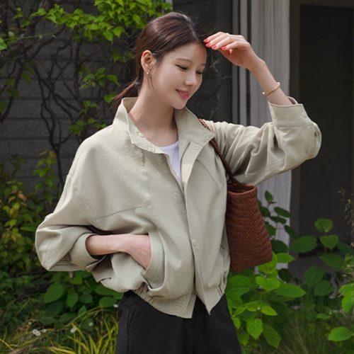Point Snap Linen Field Jumper