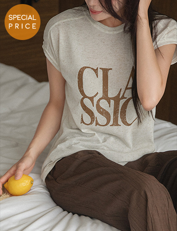 [Special Sale] Classic Linen 캡소매 Sleeveless shirts Korea