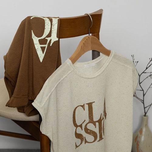 [Special Sale] Classic Linen 캡소매 Sleeveless shirts