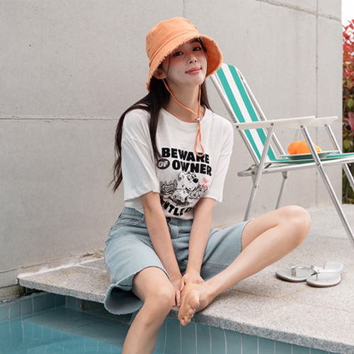 Dog Printing Short-sleeve T-shirt